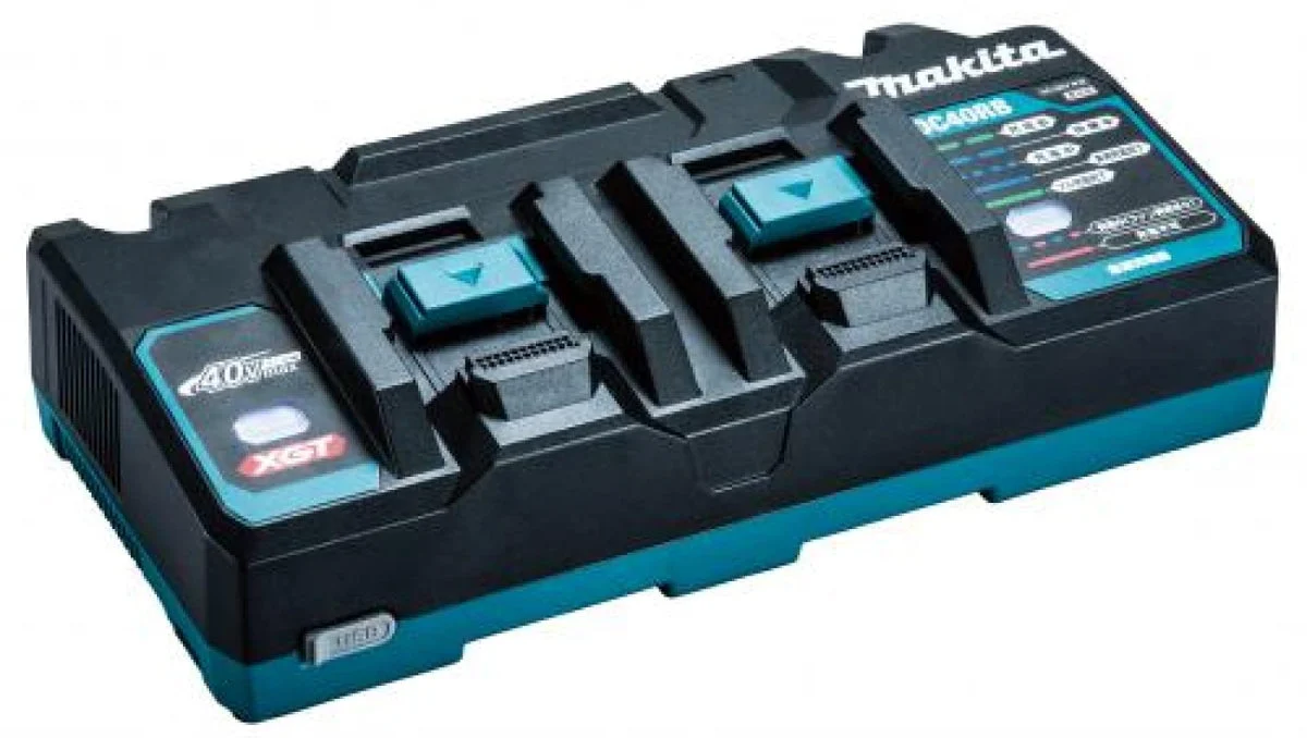 Makita caricabatterie rapido a 2 porte con USB 2.4 A JPADC40RB