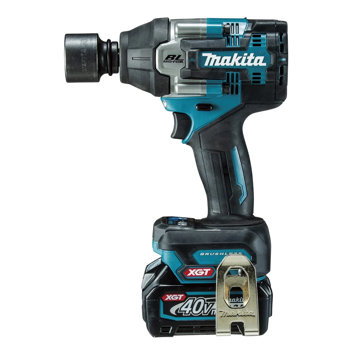 Makita Cordless Impact Wrench 40Vmax 2x2 5Ah Batteries Charger & Case TW007GRDX