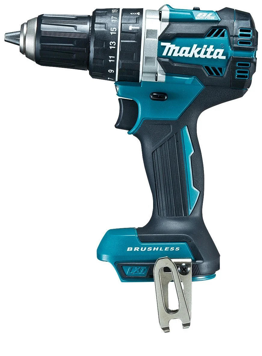 Makita trapano avvitatore a percussione a batteria solo utensile HP484DZ blu 18V