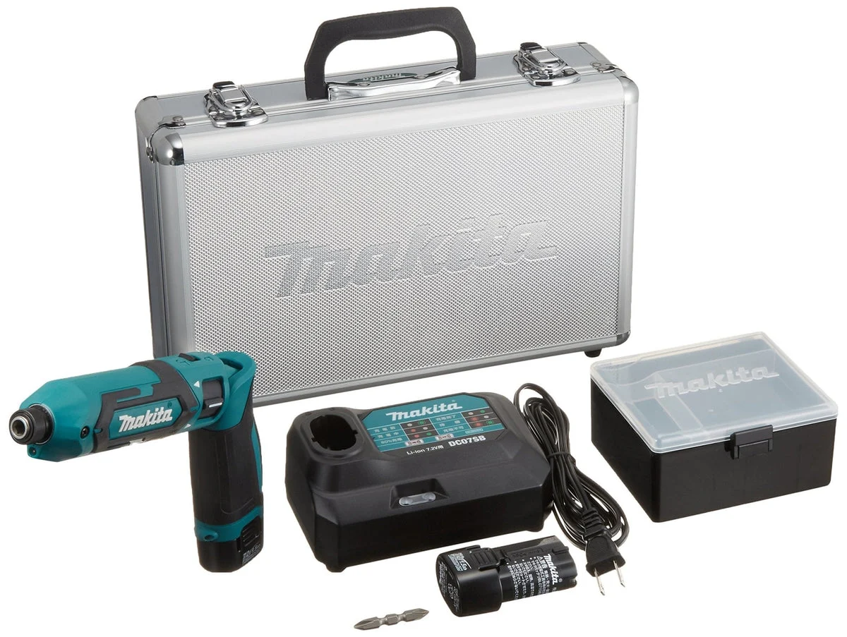 Makita Pen Impact Driver TD022 (7 2V) Blue — 25Nm 2×1 5Ah Batteries + Charger