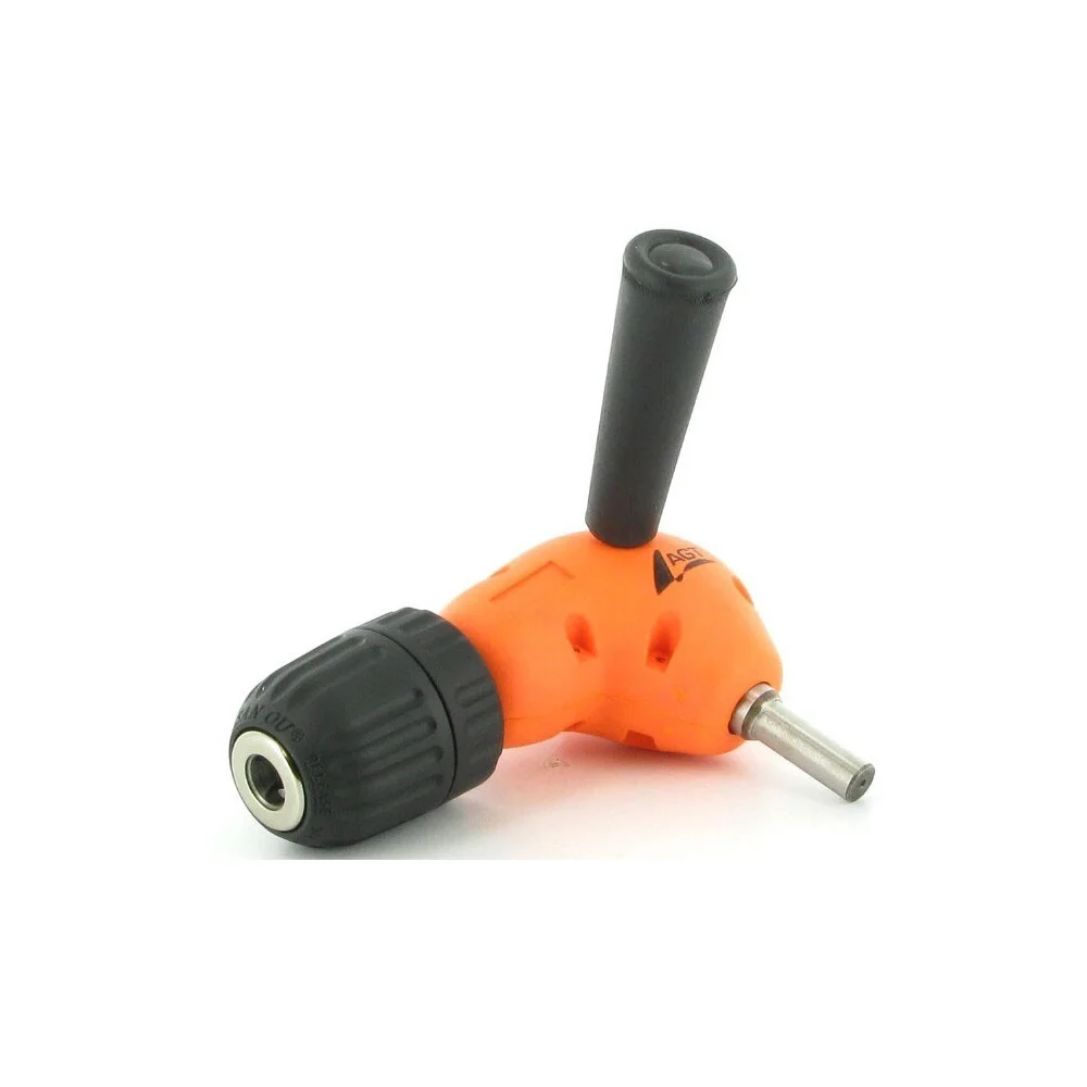 MANDRINO AUTOSERRANTE T ANGOLARE ANGOLO 90° PER TRAPANO A CREMAGLIERA 10MM 3/8" - TrAdE Shop Traesio