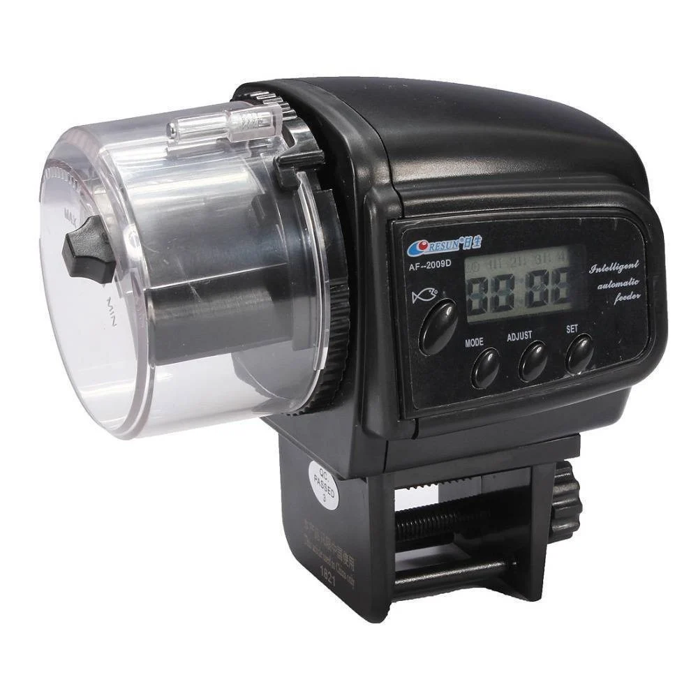 MANGIATOIA DOSATORE AUTOMATICA ELETTRONICA CIBO PESCI ACQUARI DISPLAY AF-2009D
