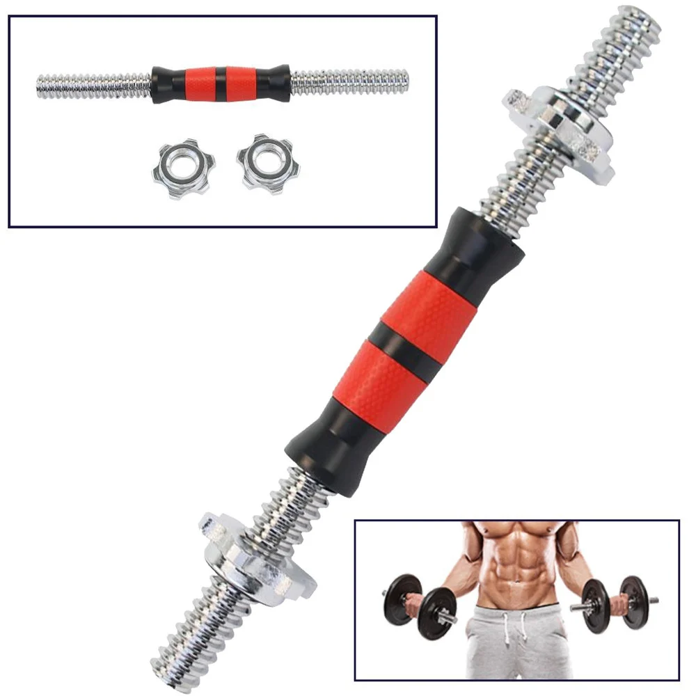 MANUBRIO FILETTATO A VITE PER SOLLEVAMENTO PESI SPORT ALLENAMENTO PALESTRA DISCO - TrAdE Shop Traesio