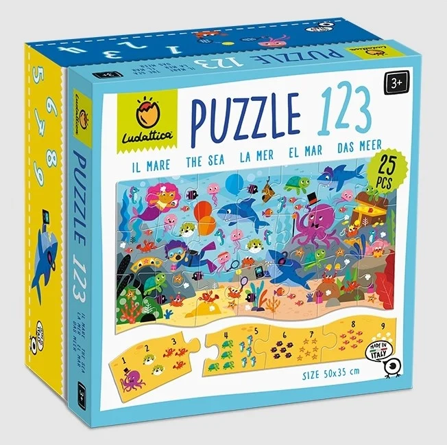 il mare – puzzle 123 - Giochi e Puzzle