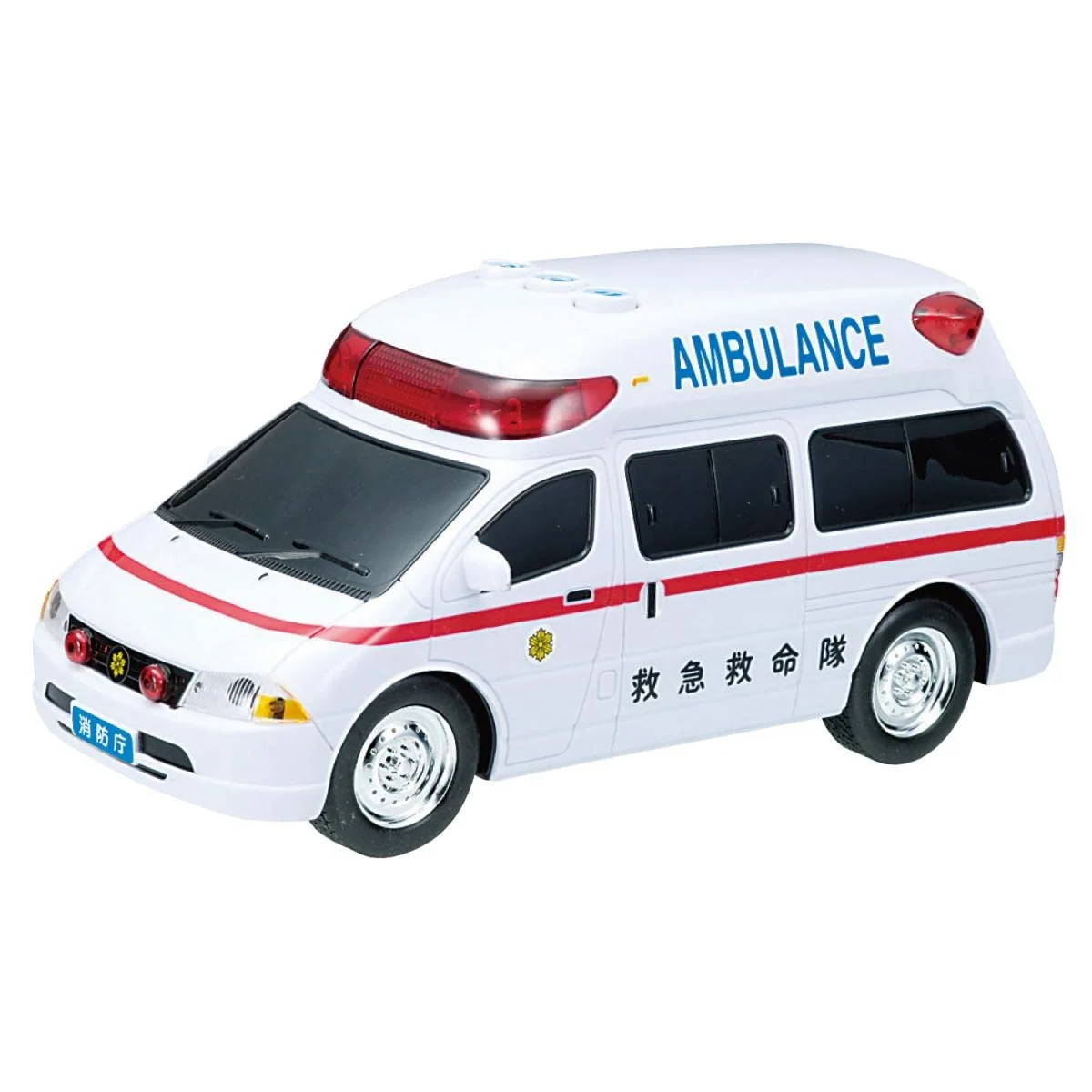 Maruka Friction-Powered Siren Ambulance Toy Car Ages 3+