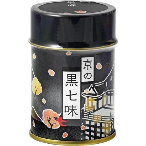 Maruya Kyoto Shichimi nero piccante barattolo 10g - WAFUU JAPAN