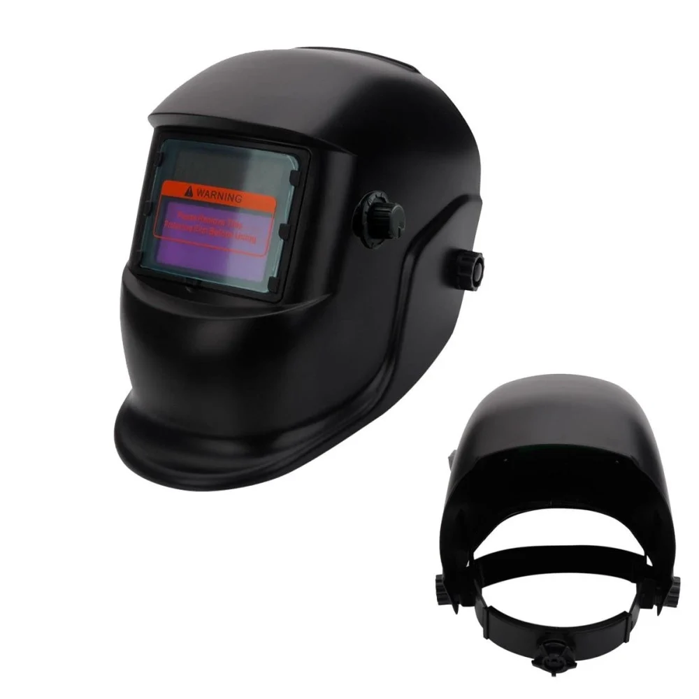MASCHERA PRO PER SALDATURE CASCO PER FABBRO PROTEZIONE A CRISTALLI LIQUIDI BK - TrAdE Shop Traesio