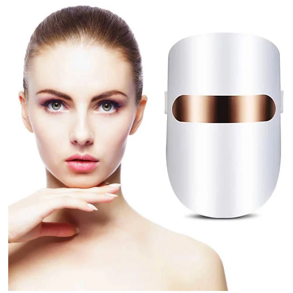 MASCHERA VISO FOTOTERAPIA SPETTRO BELLEZZA ACNE PELLE ANTI RUGHE RADIOFREQUENZA - TrAdE Shop Traesio