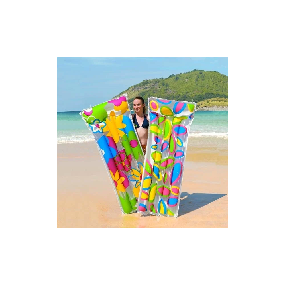 MATERASSINO GONFIABILE MARE PISCINA 183 X 76 X 27 CM MATERASSO IN VARI COLORI - TrAdE Shop Traesio