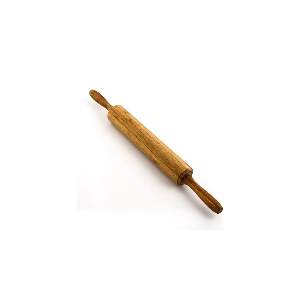 MATTARELLO BAMBù BAMBOO GIREVOLE 45CM PERNO DI ROTOLAMENTO LEGNO NATURALE CUCINA - TrAdE Shop Traesio