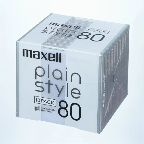 Maxell MD Disc 80Min Plain Style 10Pcs
