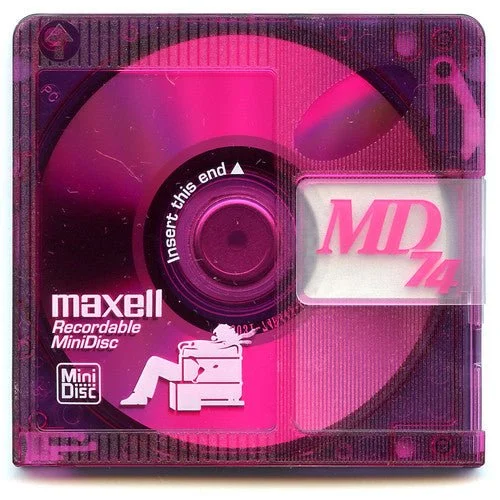 Maxell Mix MD 74-Minute Recording MiniDisc 1 Pack