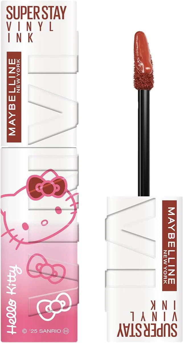 Maybelline SP Stay Vinyl Ink Hello Kitty Lipstick 130 Red Shade