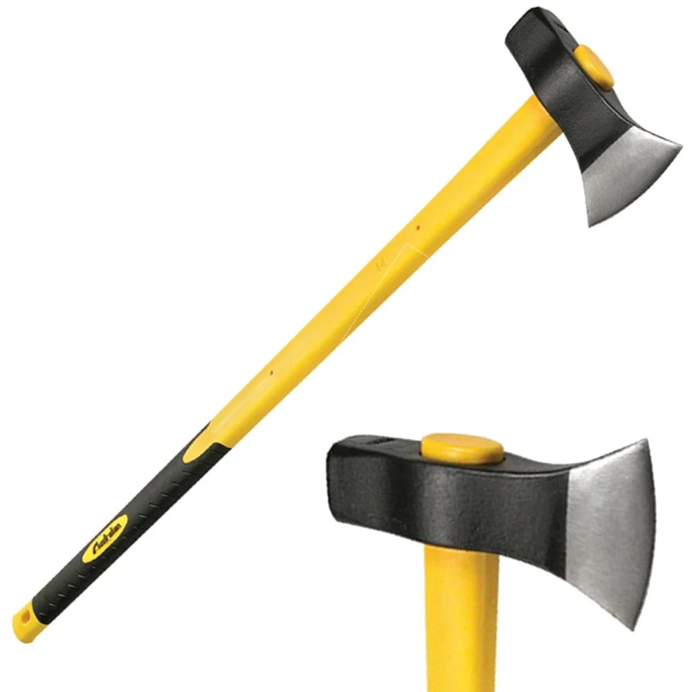 MAZZA SCURE 3 KG MERLIN MANICO IN FIBRA ACCETTA ASCIA SPACCALEGNA MAZZASCURE - TrAdE Shop Traesio