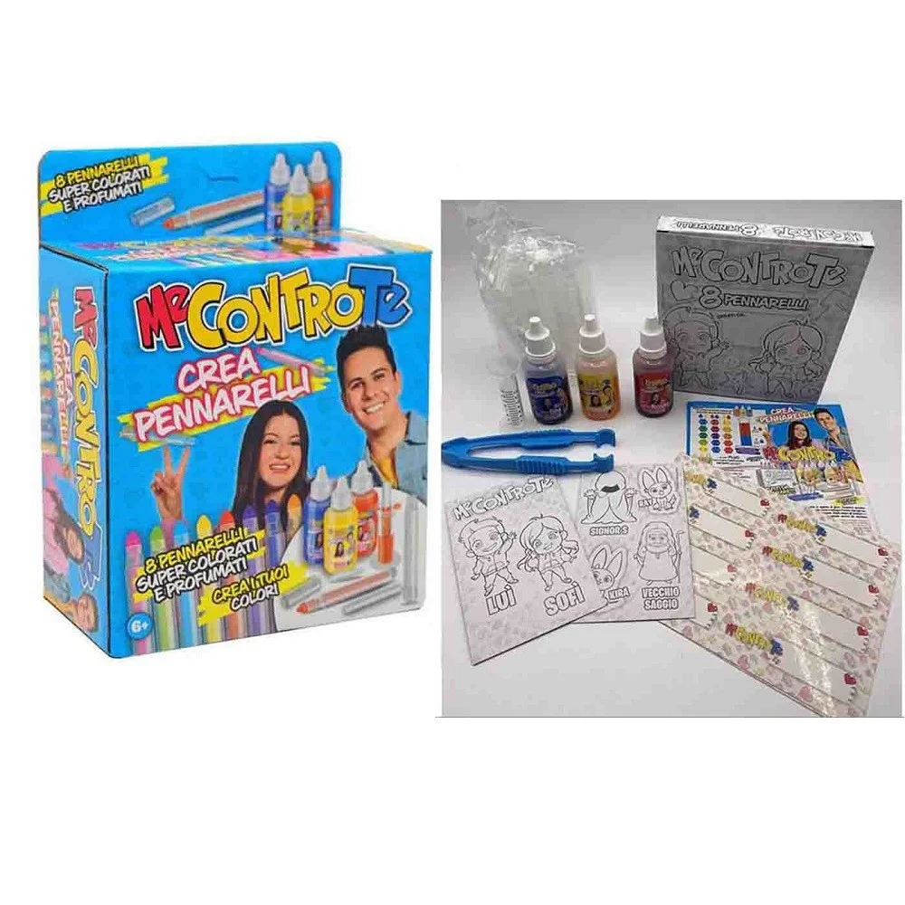 ME CONTRO TE LABORATORIO CREA PENNARELLI COLORATI PROFUMATI E LAVABILI +6 ANNI - TrAdE Shop Traesio
