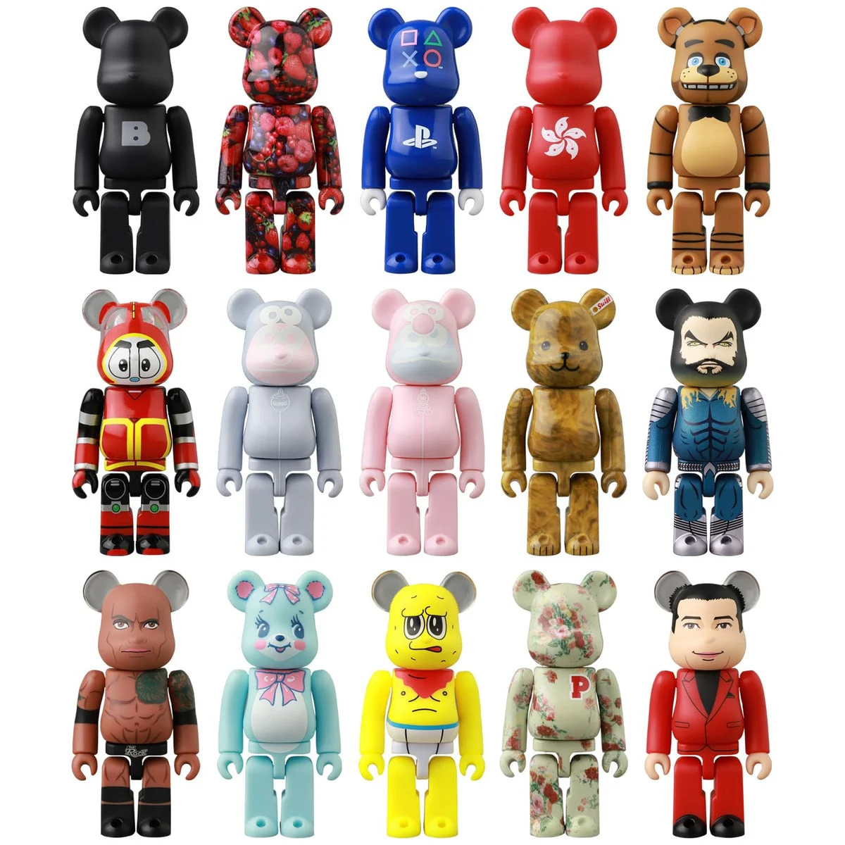 Medicom Toy BE@RBRICK Series 48 Collectible Figures 70mm 24-Piece Box Set