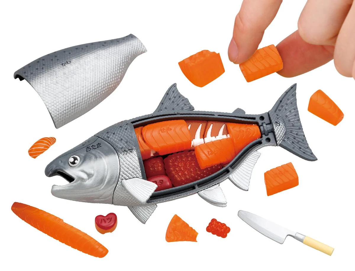 MegaHouse Puzzle Dismantling King Salmon Edition 1 Piece Multicolor - Mega House