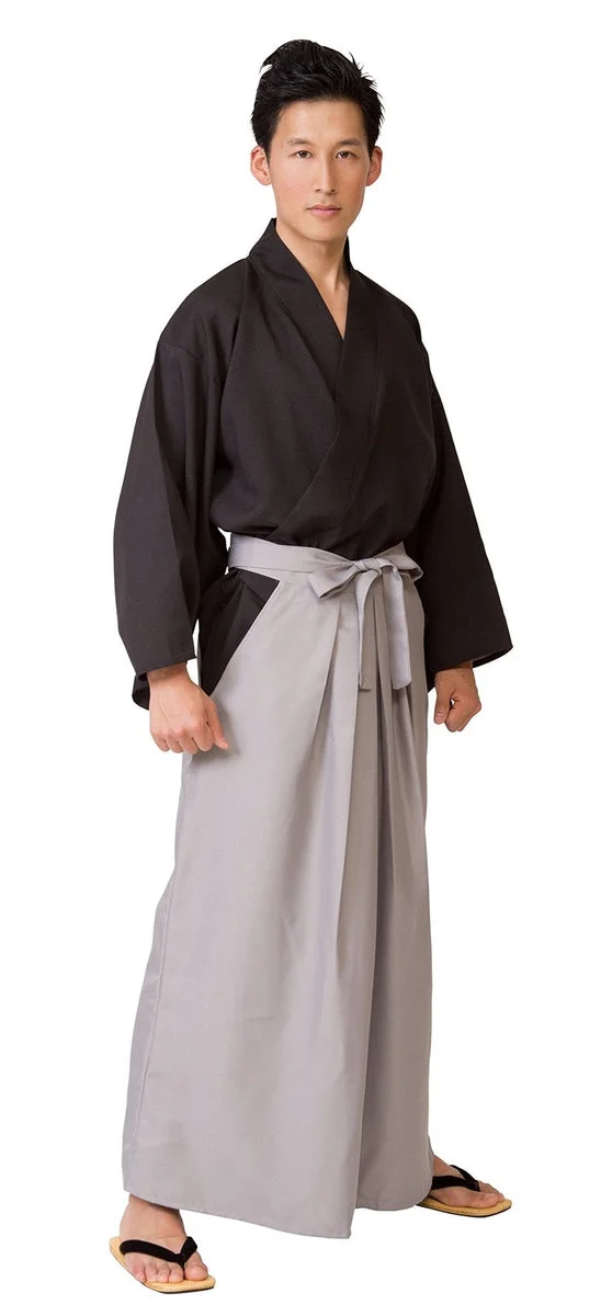 Costume Samurai Uomo Cosplay Giacca e Hakama per Altezza Fino a 180cm - WAFUU JAPAN
