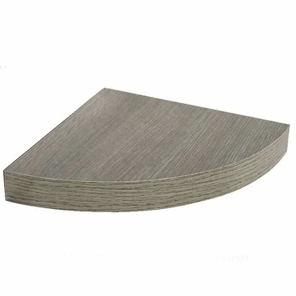 MENSOLA PARETE ANGOLARE SCAFFALE RIPIANO AD ANGOLO IN LEGNO MDF OLMO 24 X 4 CM - TrAdE Shop Traesio