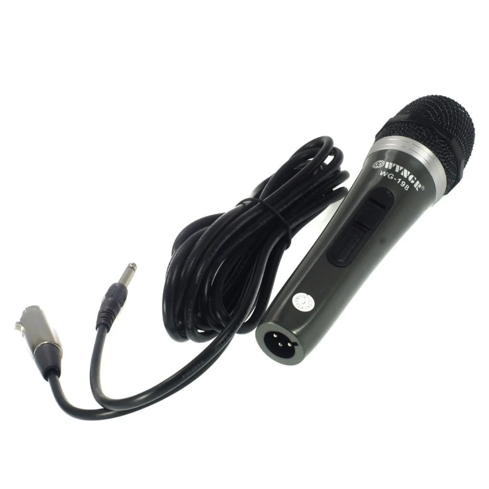 MICROFONO PROFESSIONALE CABLATO CAVO UNIDIREZIONALE PER KARAOKE FESTE WG192 - TrAdE Shop Traesio