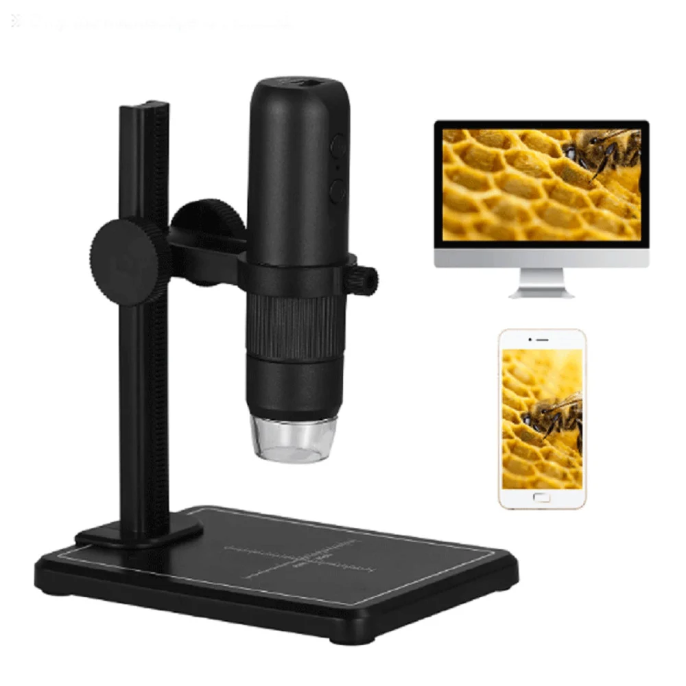 MICROSCOPIO DIGITALE Q-XW05 WI-FI USB 1080P RISOLUZIONE HD 50-1000X PORTATILE