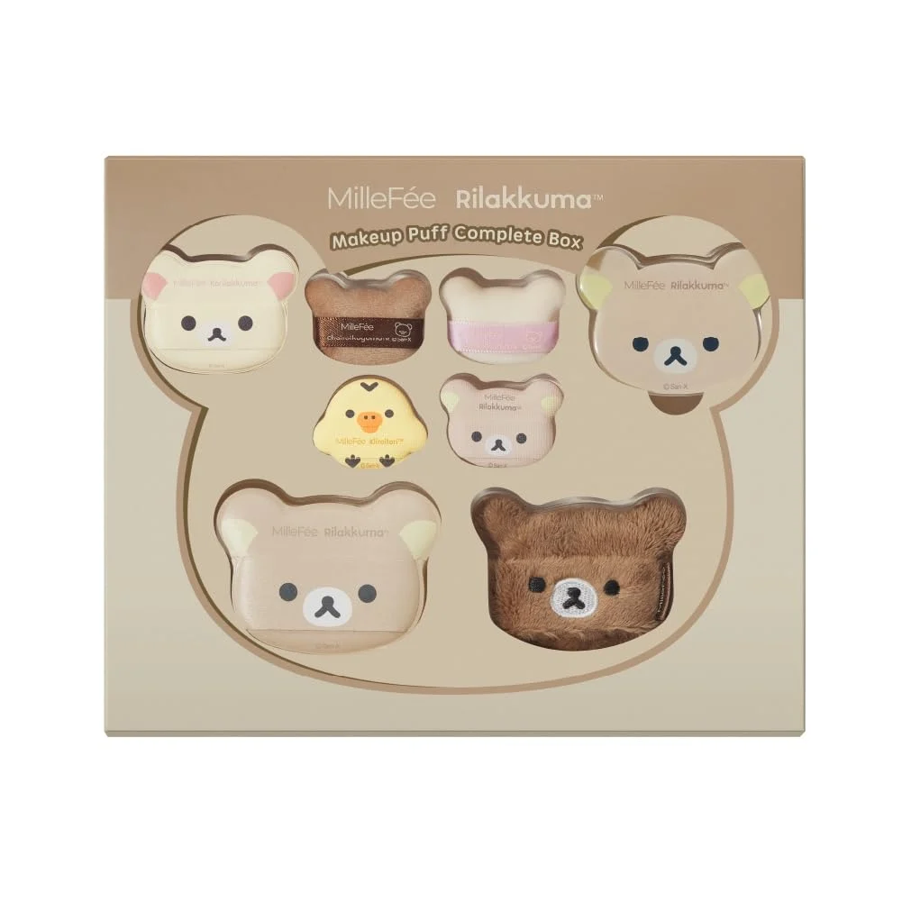 MilleFee puff trucco Rilakkuma cofanetto completo con grip smartphone edizione limitata - WAFUU JAPAN