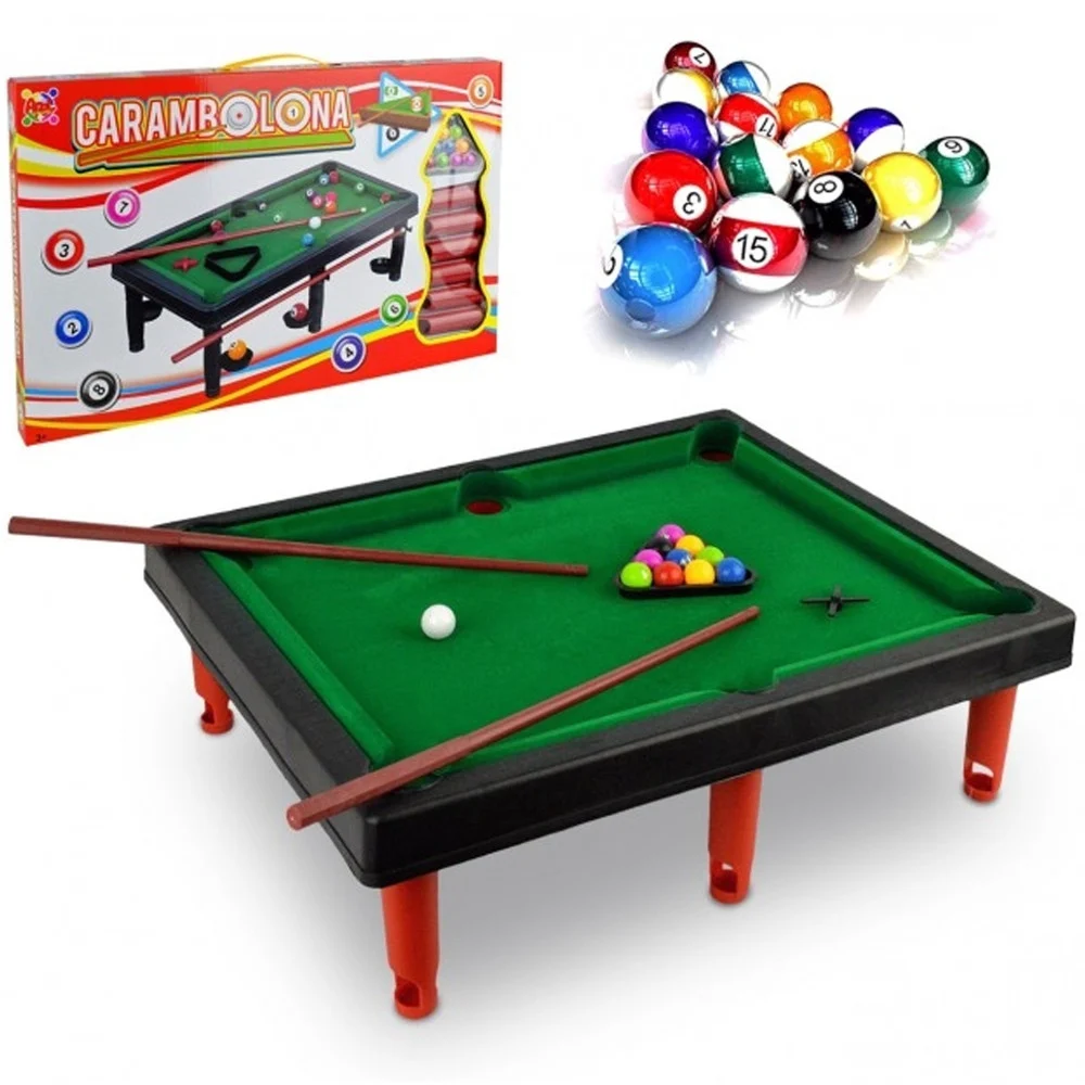 MINI BILIARDO GIOCATTOLO PER BAMBINI CON DUE STECCHE BIGLIE E ACCESSORI - TrAdE Shop Traesio