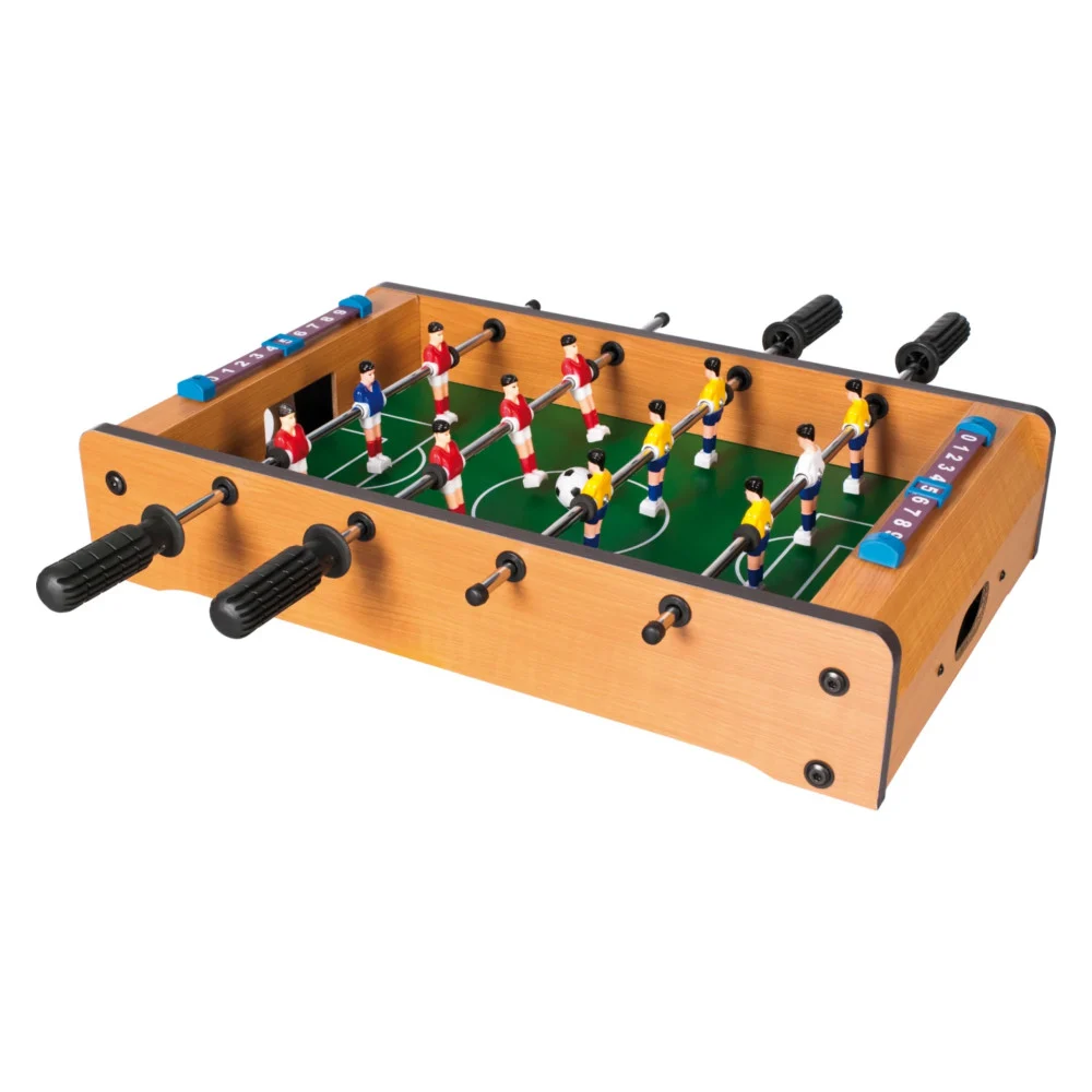 MINI CALCETTO TAVOLO CALCIO BALILLA LEGNO BILIARDINO GIOCO BAMBINO 10x51x30CM - TrAdE Shop Traesio
