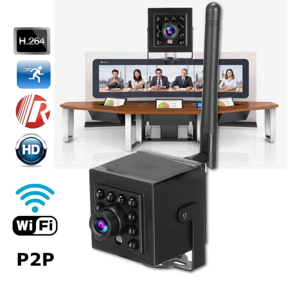 MINI CAMERA WIFI 1080P HD RETE IP CAMERA PINHOLE CAMERA VIDEO SORVEGLIANZA 228WF - TrAdE Shop Traesio