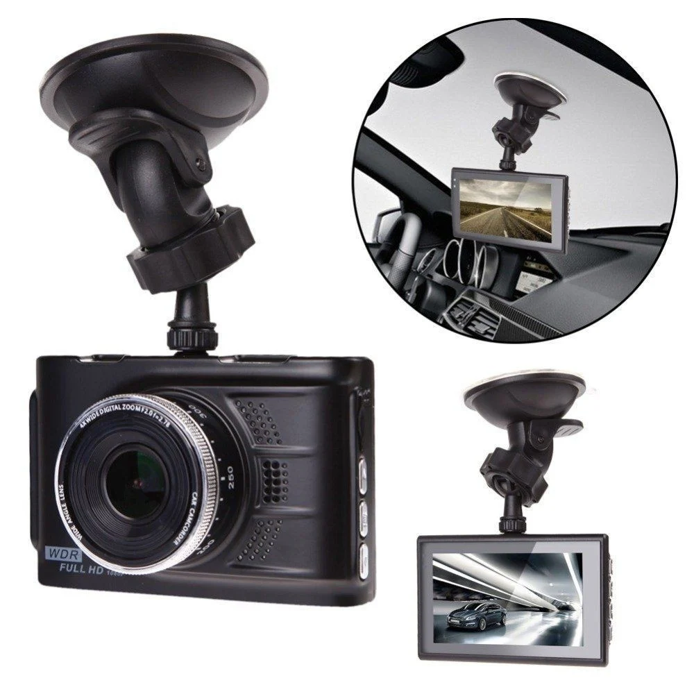 MINI DV DVR TELECAMERA PER AUTO VIDEOREGISTRATORE AUTO 2 TELECAMERE FULL HD WDR - TrAdE Shop Traesio