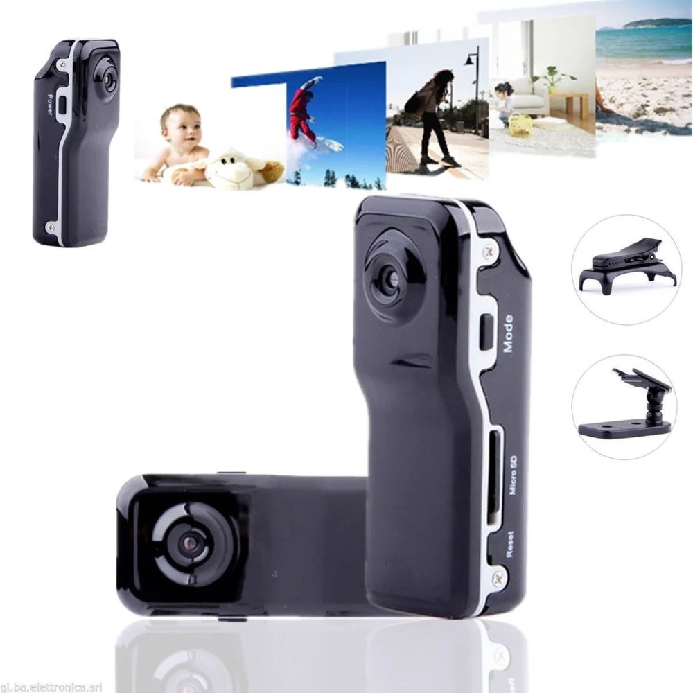 MINI DV TELECAMERA VIDEOCAMERA MD80 VIDEO/AUDIO DVR WEBCAM USB MICRO SD SPY 2MPX - TrAdE Shop Traesio