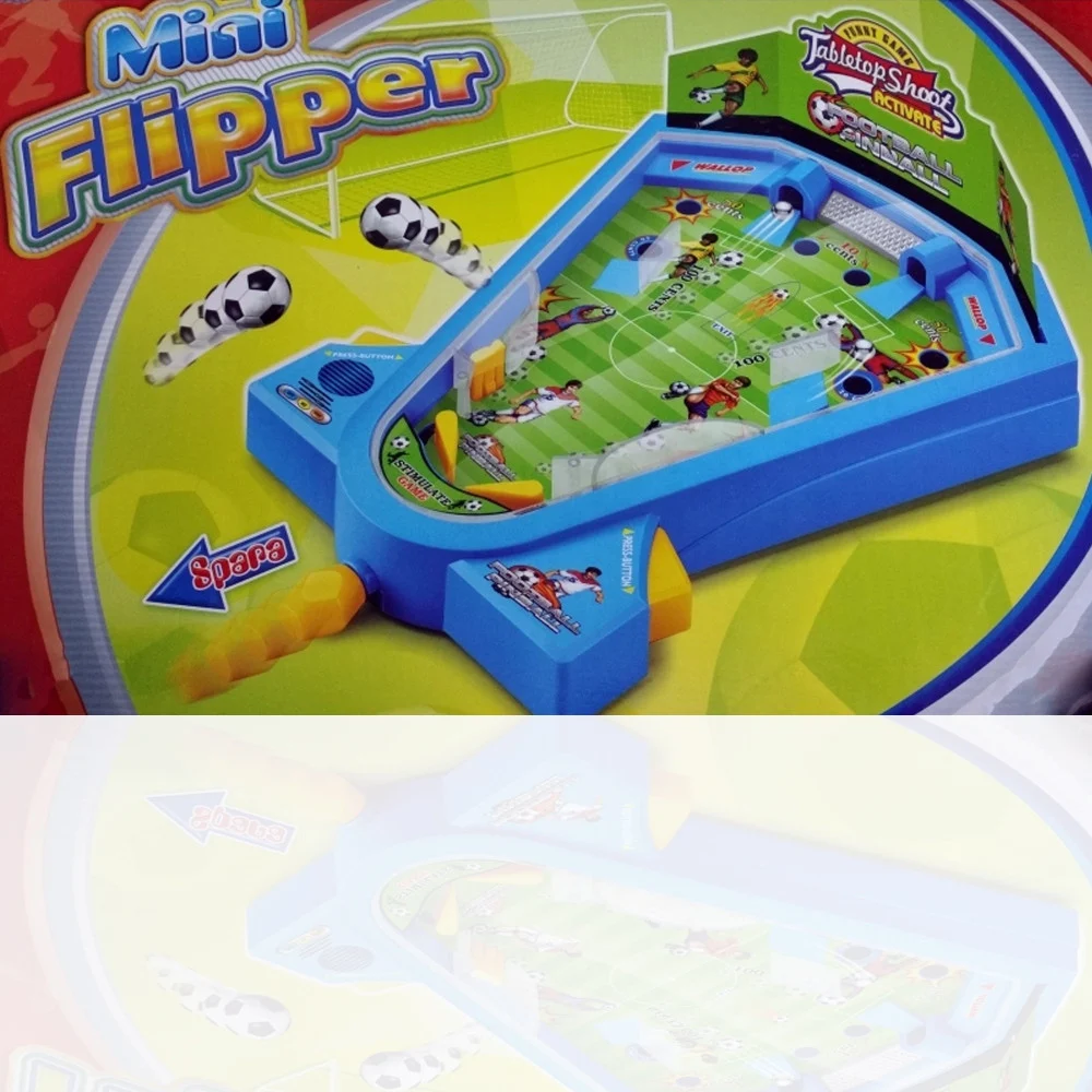 MINI FLIPPER CALCIO GIOCO SPORTIVO 2 GIOCATORI FOOTBALL DAI 3 + ANNI - TrAdE Shop Traesio