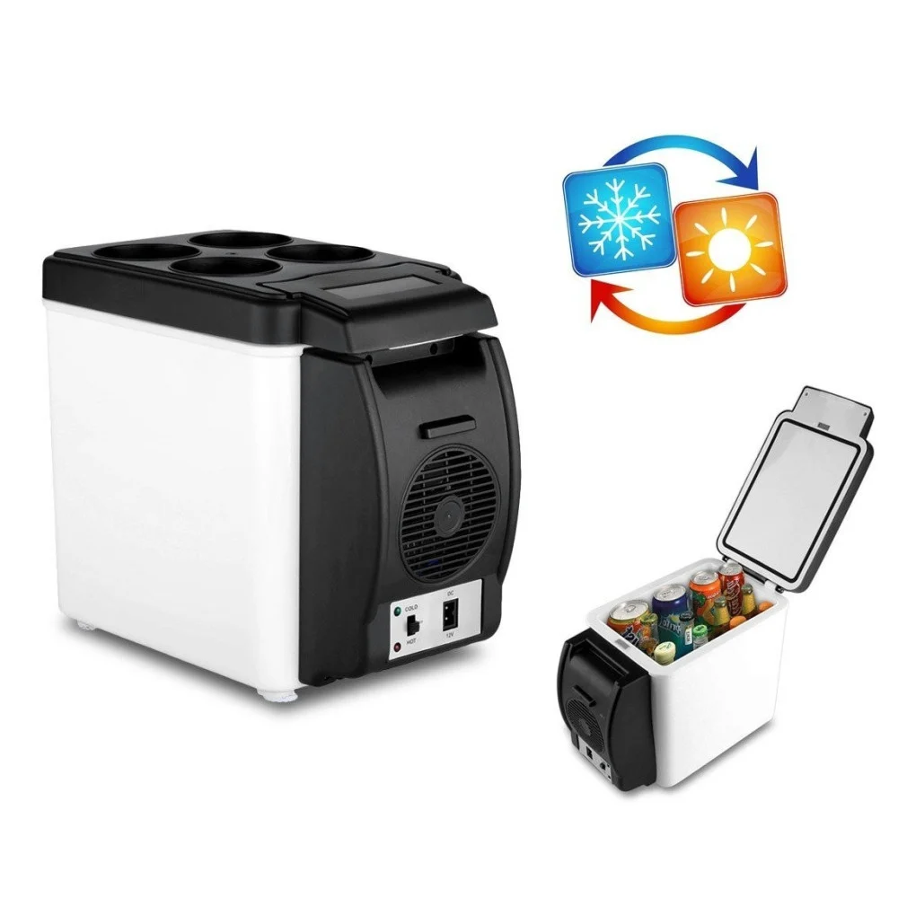 MINI FRIGO FRIGORIFERO 12V PORTATILE 2 IN 1 CALDO FREDDO COOLER/WARMER 6 LITRI - TrAdE Shop Traesio
