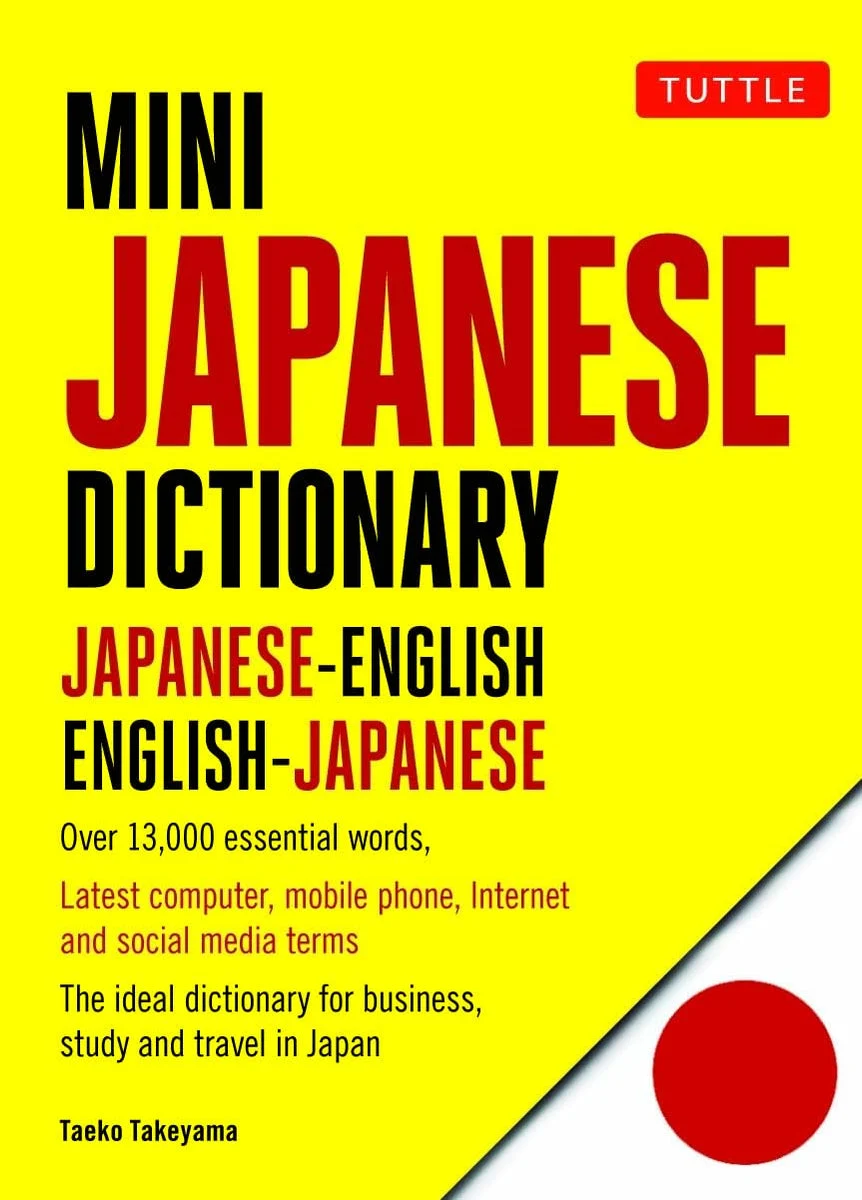 Tuttle mini dizionario giapponese-inglese inglese-giapponese romanizzato
