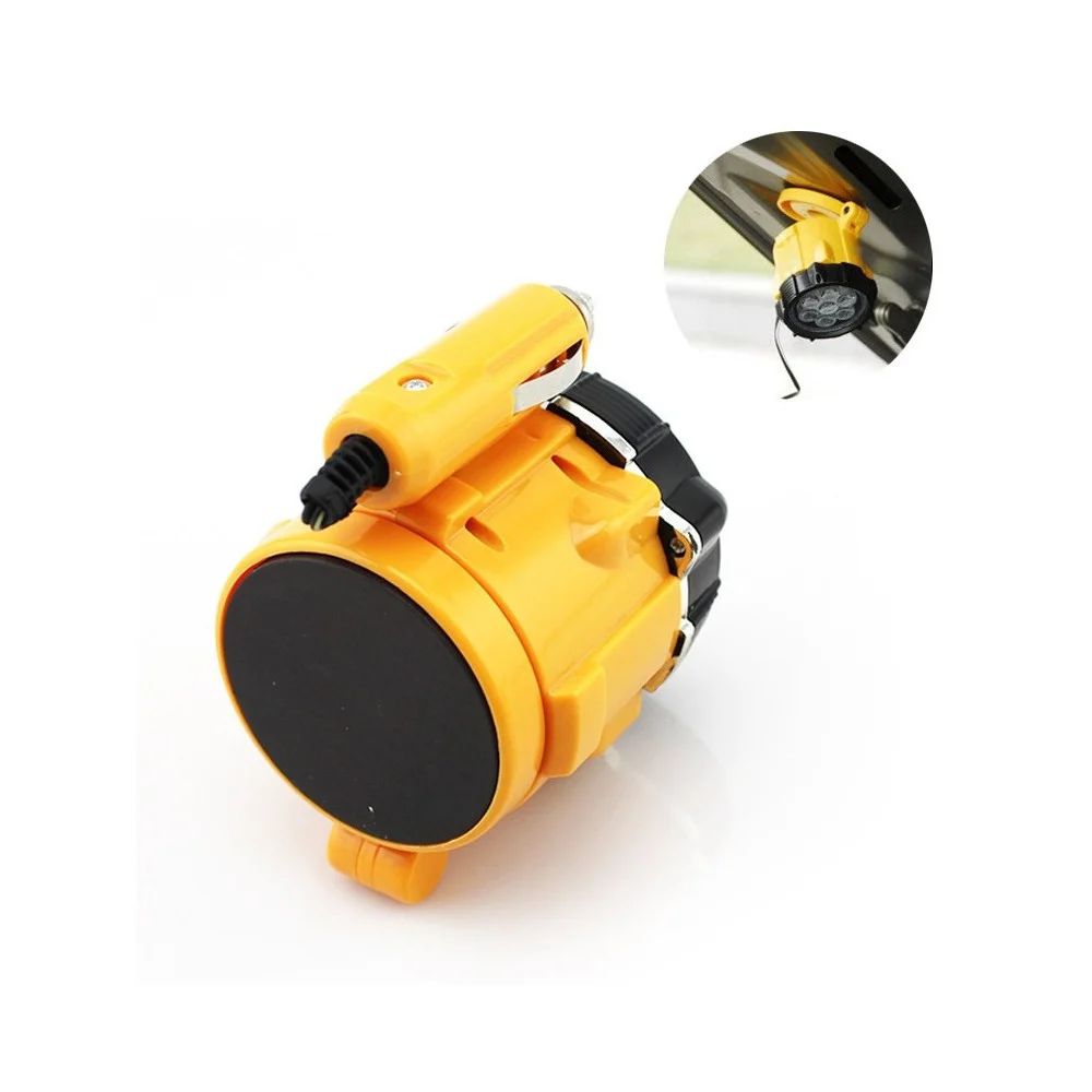 MINI LAMPADA TORCIA EMERGENZA 5 LED MAGNETICA 10W ACCENDISIGARI 12V AUTO - TrAdE Shop Traesio