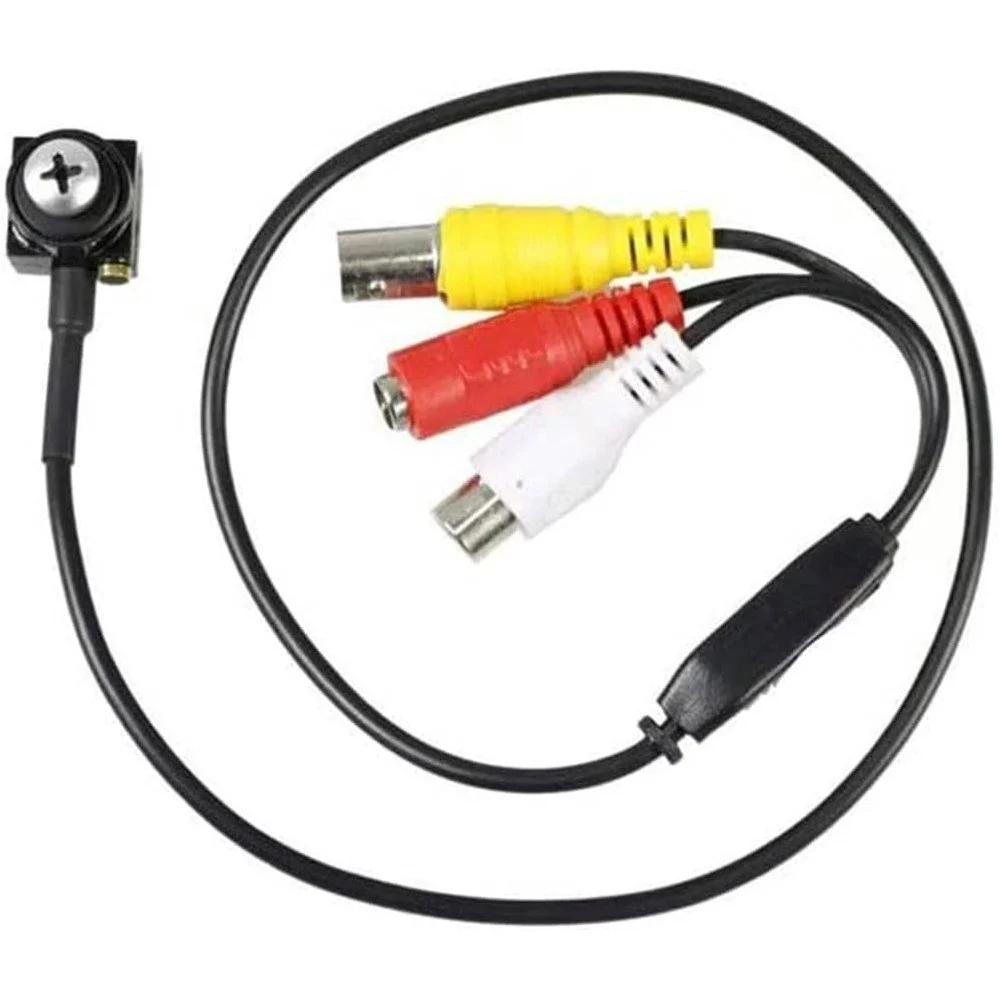 MINI MICRO TELECAMERA CAMERA CAM SPIA SPY A COLORI AUDIO CON MICROFONO VITE - TrAdE Shop Traesio