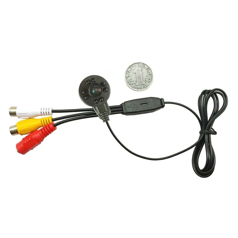 MINI MICRO TELECAMERA CAMERA MICROFONO CAM SPIA SPY 8LED CMOS AUDIO VIDEO - TrAdE Shop Traesio