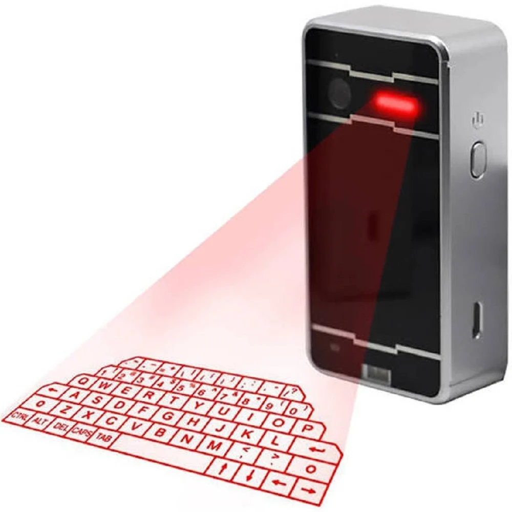 MINI TASTIERA A PROIEZIONE LASER VIRTUALE WIRELESS BLUETOOTH SMARTPHONE Q-WX100