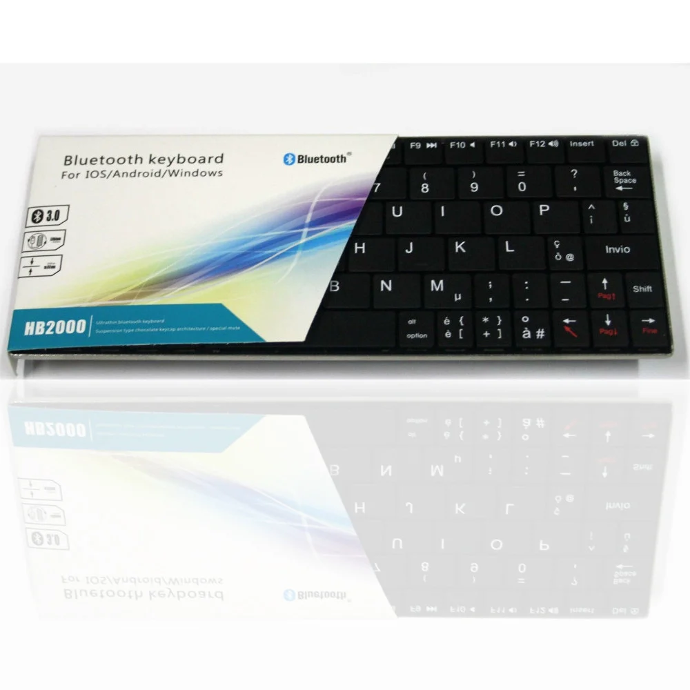 MINI TASTIERA BLUETOOTH QWERTY PER SMARTPHONE PS4 TABLET PC CELLULARE SAMSUNG - TrAdE Shop Traesio