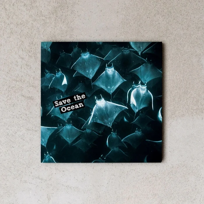 miniwall “save the ocean” - Arredamento marinaresco