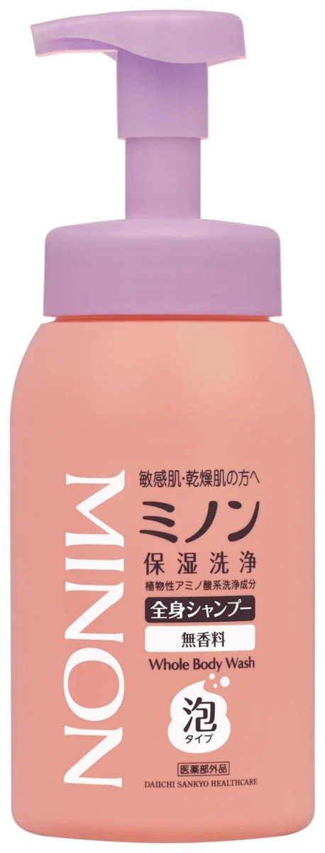 Minon Shampoo Schiumoso Corpo Sensibile 500mL Idratante Basso Irritante