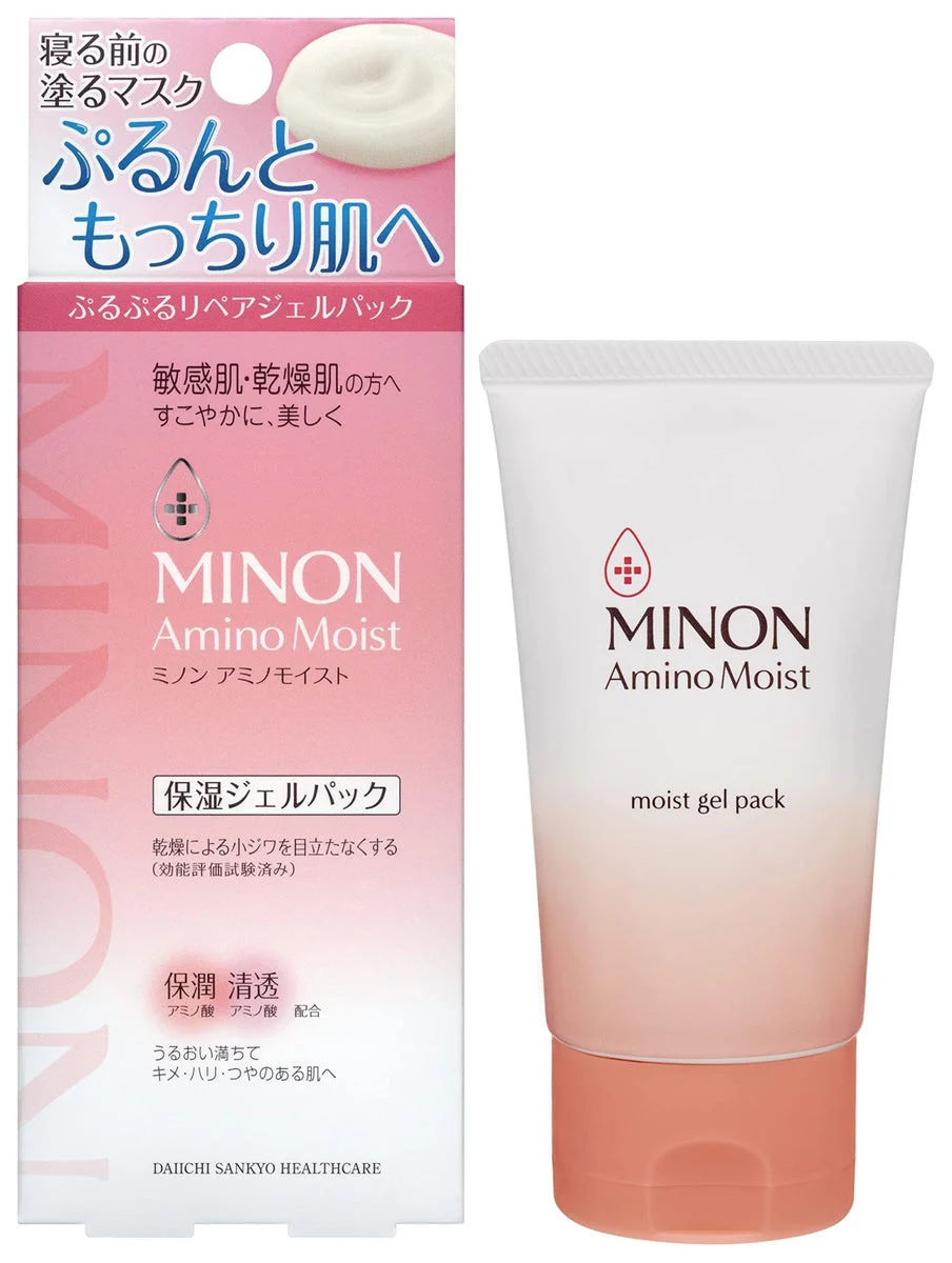 Minon Amino Moist Gel Pack Idratante per Pelle Sensibile 60g