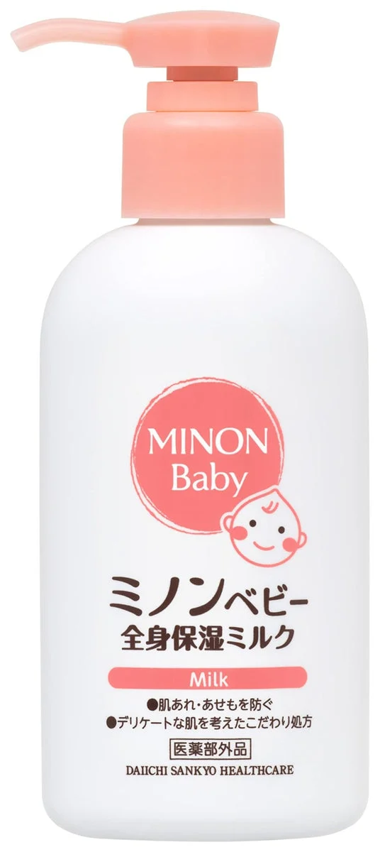 Minon Baby Moisturizing Milk Gentle Hydrating Lotion 150mL for Sensitive Skin