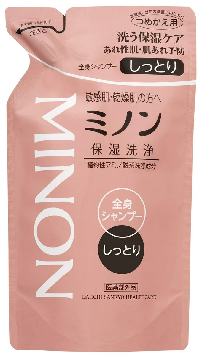 Minon Shampoo Corpo Idratante Ricarica 380ml Senza Residui