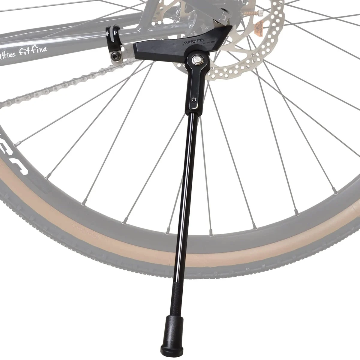 MINOURA SL-30 Smart Leg Aluminum Bike Kickstand for Disc Brake Bicycles