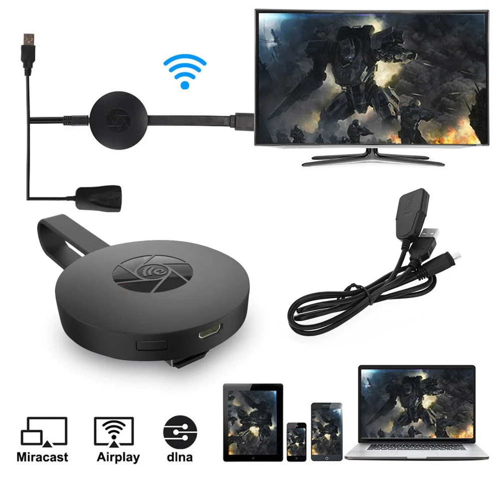 MIRACAST DLNA DONGLE WIFI WIRELESS DISPLAY TV HDMI 1080P MIRASCREEN AIRPLAY - TrAdE Shop Traesio