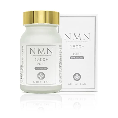 MIRAI LAB NMN Pure 1500 Plus 60 Capsules 99.8% Purity Aging Care Supplement