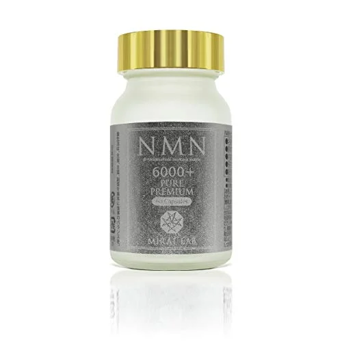 MIRAI LAB NMN Pure Premium 6000 Plus Supplement 60 Capsules Anti-Aging Care