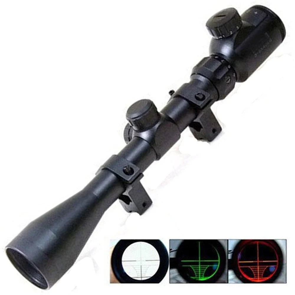 MIRINO OTTICO DI PRECISIONE PER FUCILE CARABINA CON RETICOLO ILLUMINATO 3-9X40E