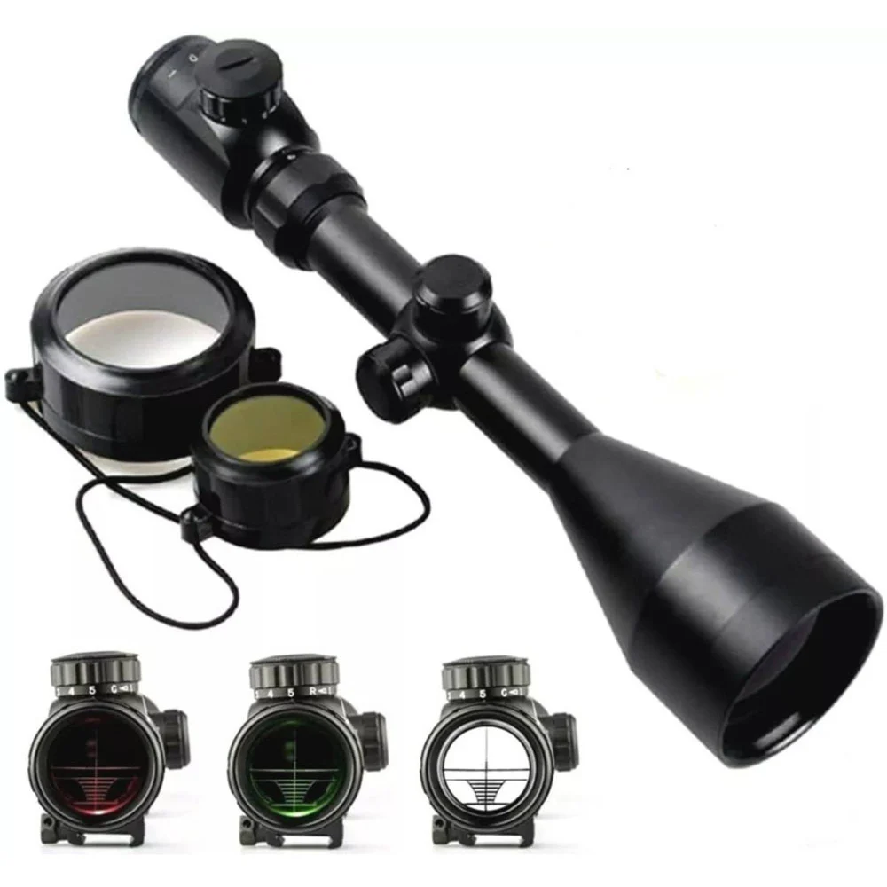 MIRINO OTTICO DI PRECISIONE PER FUCILE CARABINA CON RETICOLO ILLUMINATO 3-9x50EG